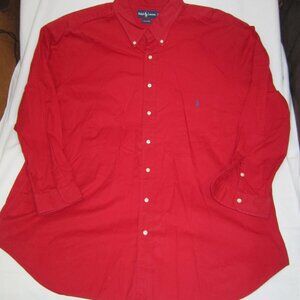Ralph Lauren Red Men's Shirt sz.3X Big